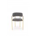 Metāla krēsls K-537, pelēks
